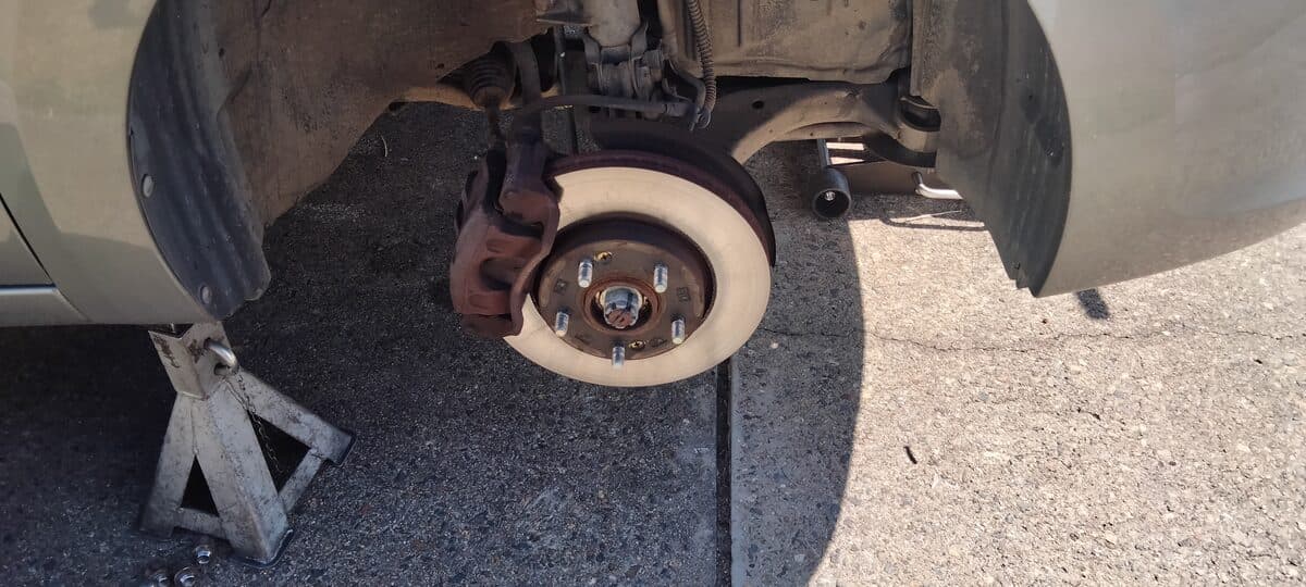 Brake caliper and rotor work by City to Coast Mobile Mechanical