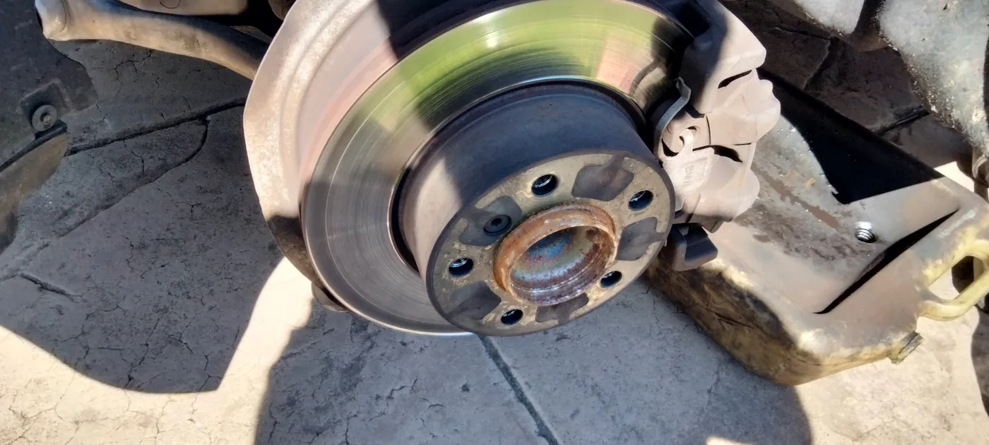 Brake rotor and hub replacement