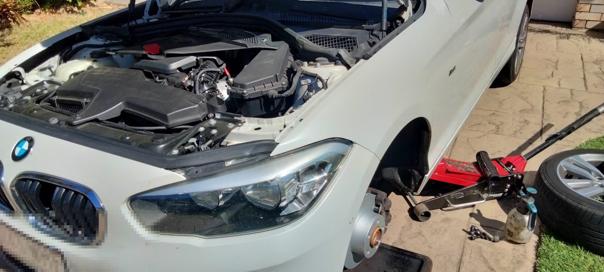 Engine bay repair work by City to Coast Mobile Mechanical